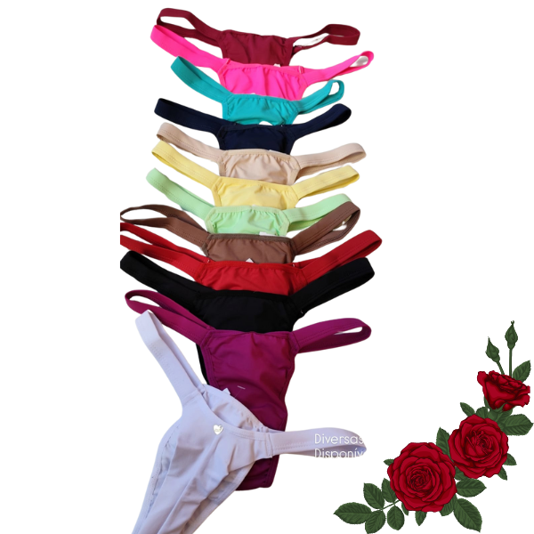 Tanga Virgínia Fio Duplo Microfibra