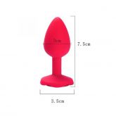 Plug P em Silicone Forma de Rosa