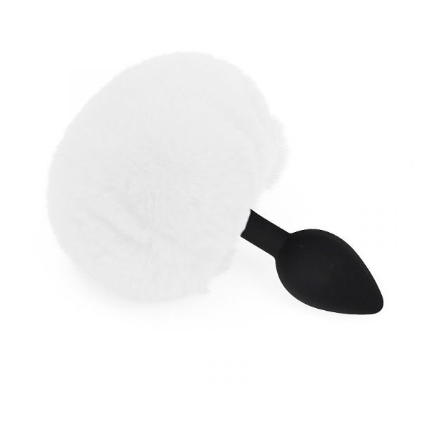 Plug G Silicone Pompom de Coelho