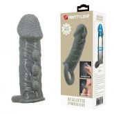 Capa Peniana Extensora com Anel para Escroto - Penissleeve