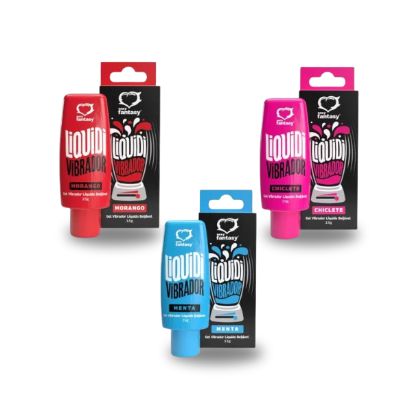 Liquidi Vibrador Líquido Beijável Menta15g