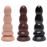 Plug Anal Maciço 16 x 4,5 cm Com Ventosa