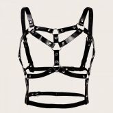 Harness com Contorno de Busto em Couro