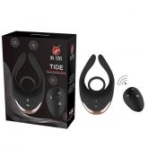 Anel Vibrador Recarregável com Estimulador Clitoriano - Tide com Controle Remoto - NV Toys