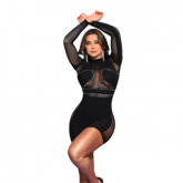 *Vestido Detalhes em Strass