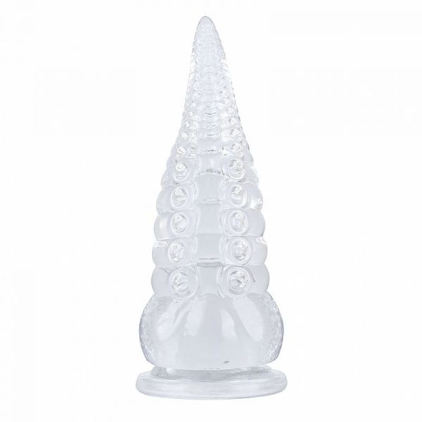 Plug Silicone 21,5x6,cm com Ventosa Transparente