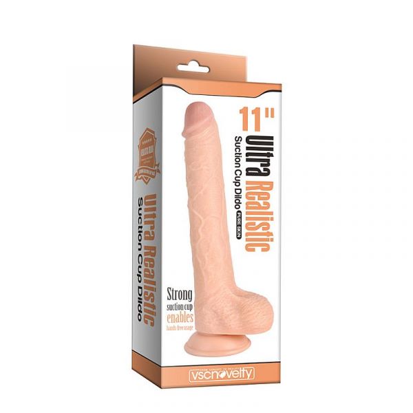 Prótese 27,9x4 cm Realístico Ultra com Ventosa