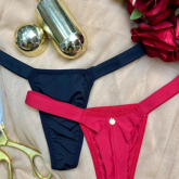 Tanga Virgínia Fio Duplo Microfibra